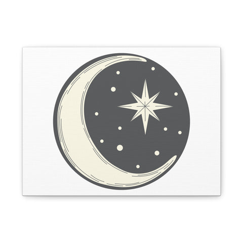 Wall Art Canvas Moon