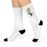 Flower Crew Socks