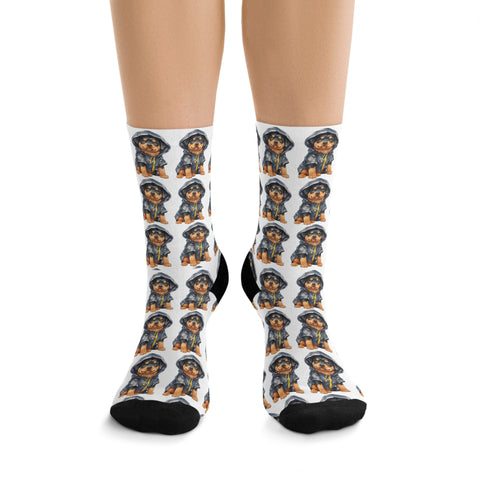 Rottie Poly Socks