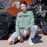 Sweatshirt (Cropped) Detroit Bone Heart