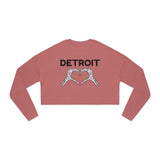 Sweatshirt (Cropped) Detroit Bone Heart