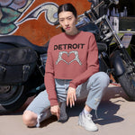 Sweatshirt (Cropped) Detroit Bone Heart