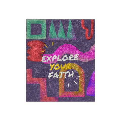 Explore Your Faith Velvet Blanket