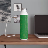 Green and Gold 20oz Water Bottle