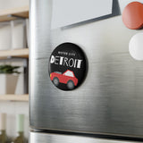 Detroit Button Magnet